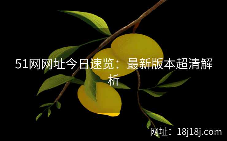 51网网址今日速览:最新版本超清解析 51网网址今日速览:最新版本超清解析
