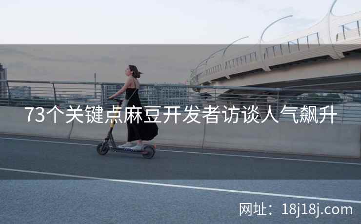 73个关键点麻豆开发者访谈人气飙升