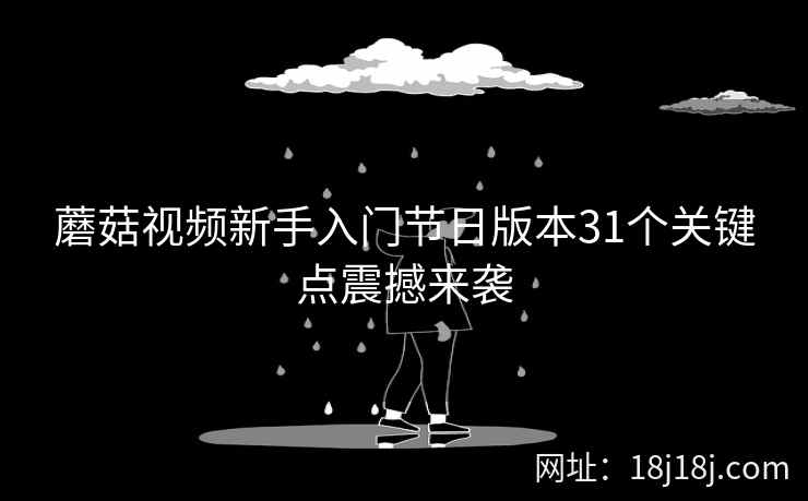 蘑菇视频新手入门节日版本31个关键点震撼来袭
